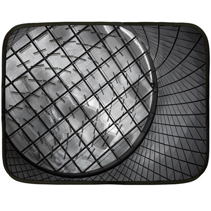 Architecture Roof Structure Modern Fleece Blanket (Mini)