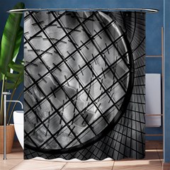 Architecture Roof Structure Modern Shower Curtain 60  X 72  (medium)  by Sapixe