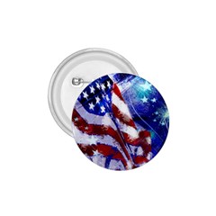 American Flag Red White Blue Fireworks Stars Independence Day 1 75  Buttons by Sapixe