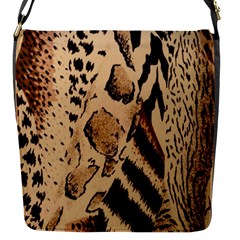 Animal Fabric Patterns Flap Messenger Bag (s) by Sapixe