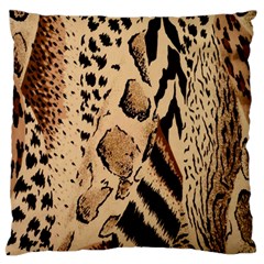 Animal Fabric Patterns Standard Flano Cushion Case (two Sides)