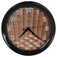 Armchair Folder Canework Braiding Wall Clocks (black)