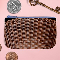 Armchair Folder Canework Braiding Large Coin Purse by Sapixe