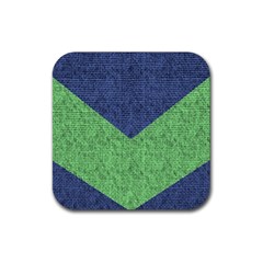 Arrow Texture Background Pattern Rubber Coaster (square)  by Sapixe