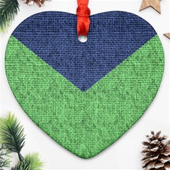 Arrow Texture Background Pattern Heart Ornament (two Sides) by Sapixe