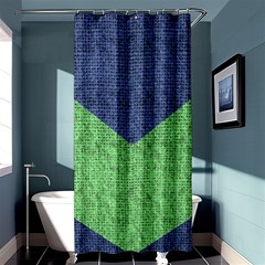 Arrow Texture Background Pattern Shower Curtain 36  X 72  (stall)  by Sapixe