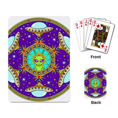 Alien Mandala Playing Card