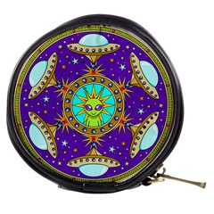 Alien Mandala Mini Makeup Bags