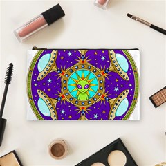 Alien Mandala Cosmetic Bag (medium)  by Sapixe