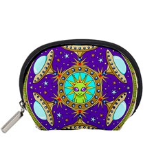 Alien Mandala Accessory Pouches (small)  by Sapixe