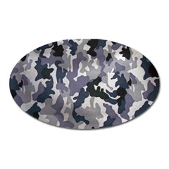 Army Camo Pattern Oval Magnet