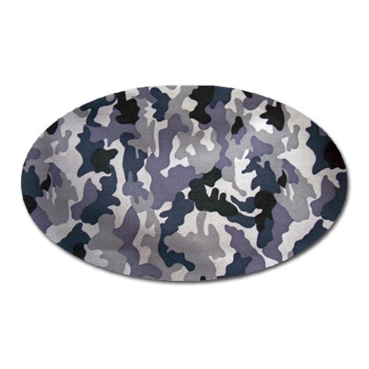 Army Camo Pattern Oval Magnet