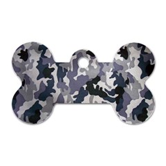 Army Camo Pattern Dog Tag Bone (two Sides) by Sapixe