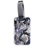 Army Camo Pattern Luggage Tags (Two Sides) Back