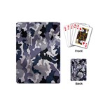 Army Camo Pattern Playing Cards (Mini)  Back