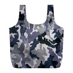 Army Camo Pattern Full Print Recycle Bags (l)  by Sapixe