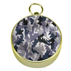 Army Camo Pattern Gold Compasses by Sapixe