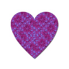 Grunge Texture Pattern Heart Magnet by dflcprints