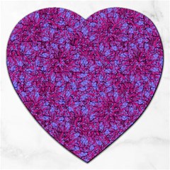 Grunge Texture Pattern Jigsaw Puzzle (heart) by dflcprints