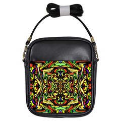 Artwork By Patrick-colorful-19 Girls Sling Bags by ArtworkByPatrick