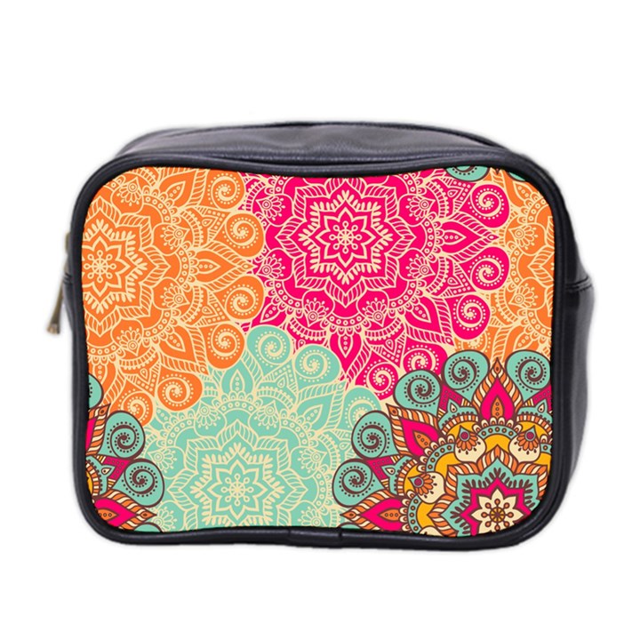 Art Abstract Pattern Mini Toiletries Bag 2-Side