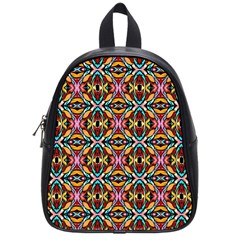 Colorful-20 School Bag (small) by ArtworkByPatrick