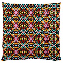 Colorful-20 Large Flano Cushion Case (two Sides) by ArtworkByPatrick