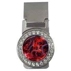 Art Space Abstract Red Line Money Clips (cz) 