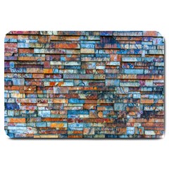 Colorful-21 Large Doormat  by ArtworkByPatrick