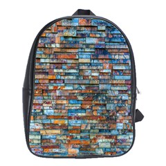 Colorful-21 School Bag (large) by ArtworkByPatrick