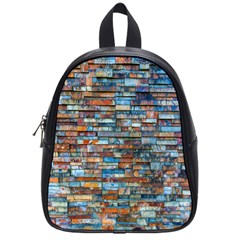 Colorful-21 School Bag (small) by ArtworkByPatrick