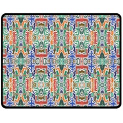 Colorful-23 Fleece Blanket (medium)  by ArtworkByPatrick