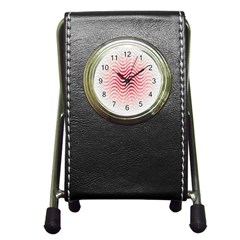 Art Abstract Art Abstract Pen Holder Desk Clocks by Sapixe