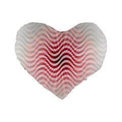 Art Abstract Art Abstract Standard 16  Premium Heart Shape Cushions by Sapixe