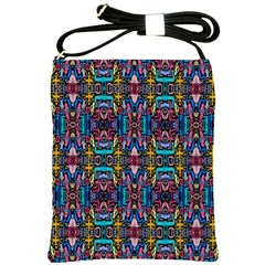 Colorful-23 1 Shoulder Sling Bags by ArtworkByPatrick