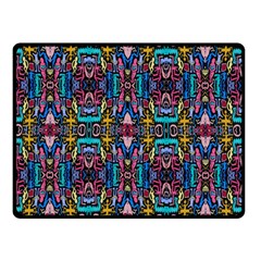 Colorful-23 1 Double Sided Fleece Blanket (small)  by ArtworkByPatrick