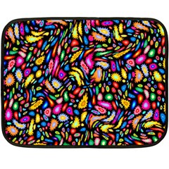 Artwork By Patrick-colorful-24 Double Sided Fleece Blanket (mini)  by ArtworkByPatrick