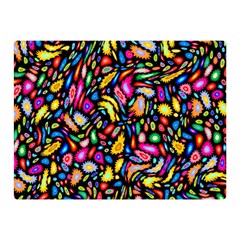 Artwork By Patrick-colorful-24 Double Sided Flano Blanket (mini)  by ArtworkByPatrick