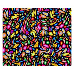 Artwork By Patrick-colorful-24 Double Sided Flano Blanket (small)  by ArtworkByPatrick