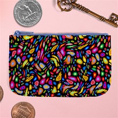 Artwork By Patrick-colorful-24 Large Coin Purse by ArtworkByPatrick