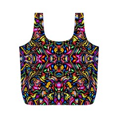  Artwork By Patrick-colorful-24 1 Full Print Recycle Bags (m)  by ArtworkByPatrick