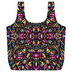  Artwork By Patrick-colorful-24 1 Full Print Recycle Bags (l)  by ArtworkByPatrick