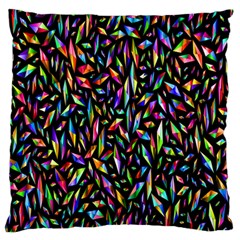 Colorful-25 Large Flano Cushion Case (one Side) by ArtworkByPatrick