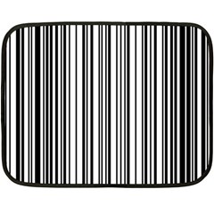 Barcode Pattern Fleece Blanket (mini) by Sapixe