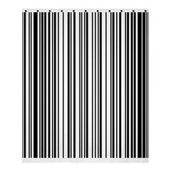 Barcode Pattern Shower Curtain 60  X 72  (medium)  by Sapixe