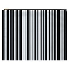 Barcode Pattern Cosmetic Bag (xxxl)  by Sapixe