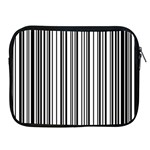 Barcode Pattern Apple iPad 2/3/4 Zipper Cases Front