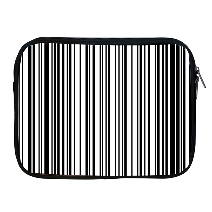 Barcode Pattern Apple iPad 2/3/4 Zipper Cases