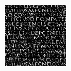 Antique Roman Typographic Pattern Medium Glasses Cloth (2-side) by dflcprints