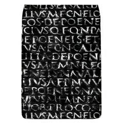 Antique Roman Typographic Pattern Flap Covers (l)  by dflcprints